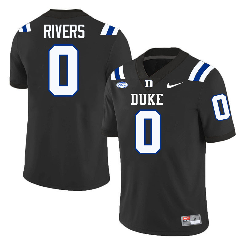 Chandler Rivers Duke Jersey,Duke Blue Devils #0 Chandler Rivers Jersey Youth College-Black